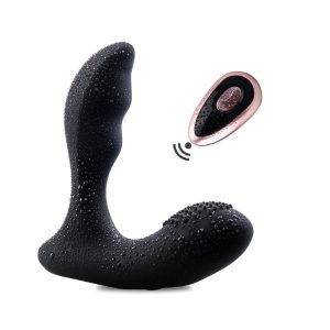 Vibrating Prostate Massager Men Anal Plug 12 Frequency Remote Control Sex Toys