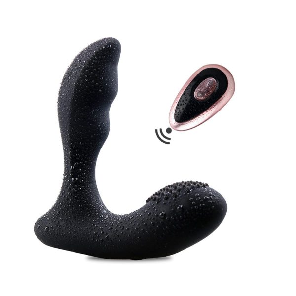 Vibrating Prostate Massager Men Anal Plug 12 Frequency Remote Control Sex Toys
