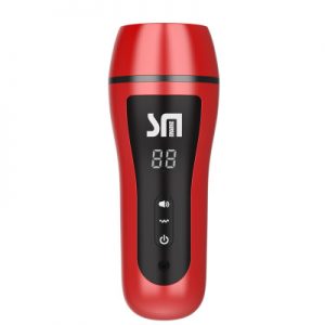 Male Digital Electric Smart Voice Masturbation Cup Automatic Clamp Sucking Massager Dick Exercise Masturbators