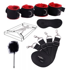5pcs BDSM Bondage Set Erotic Restraint Adults Games for Couples